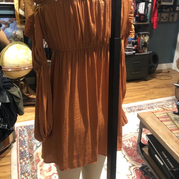 Orange Boho Dress - Picture 4 of 5